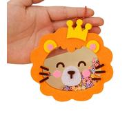 Wsdsgz Jouet créatif en forme d'animal pour jeune fille - Développement de compétences de moteur fin - Salle de classe - Projet d'art - Projet d'approvisionnement - Kits de pendentifs d'animaux