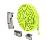 Wsdsgz Lacets plats extensibles sans nœud avec boucle en métal pour baskets Lacets réglables sans nœud Lacets élastiques sans nouer