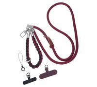 Wsdsgz Lanière à bandoulière pour téléphone portable, anti-perte, cordon universel, longue bandoulière unique, support de cou pour téléphone