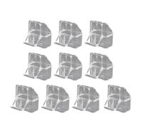Wsdsgz Lot de 10 mangeoires à oiseaux transparentes pour cage avec installation facile et design anti-déversement pour une mangeoire facile pour animaux de compagnie