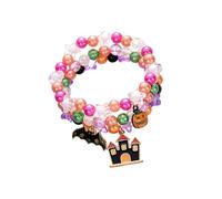 Wsdsgz Lot de 3 bracelets réglables en alliage avec breloques citrouille d'Halloween pour femmes et enfants, taille unique, Comme décrit