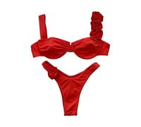 Wsdsgz Maillot de bain deux pièces pour femme - Triangle - Fleur 3D - Bikinis - Maillot de bain 2 pièces - Maillot de bain - Maillot de bain - Maillot de bain - Maillot de bain - Maillot de bain