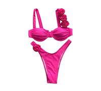 Wsdsgz Maillot de bain deux pièces pour femme - Triangle - Fleur 3D - Bikinis - Maillot de bain 2 pièces - Maillot de bain - Maillot de bain - Maillot de bain - Maillot de bain - Maillot de bain
