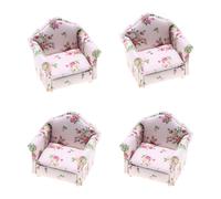 Wsdsgz Maisons de poupée souples pour meubles de canapé, porte-bijoux, échelle 1/12, sans danger pour les enfants pour jouer et exposer des maisons de poupées miniatures, meubles canapé