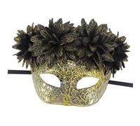 Wsdsgz Maskrades Masque pour les yeux Motif tête de mort Mexicains Jour des morts Demi-visage Pour homme et femme Dia De Los Muerto