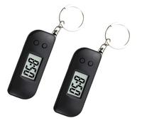 Wsdsgz Montre numérique porte-clés pour plusieurs scénarios, y compris la préparation des tests, la gestion du temps, montre ABS, Porte-clés noir, taille unique