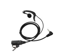 Wsdsgz Oreillette professionnelle de 3,5 mm avec microphones intégrés et bouton crochet d'oreille 137 cm de longueur pour 1s/2s/3 oreillettes pour la sécurité