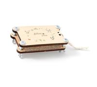 Wsdsgz Outil de pressage botanique pour enfants, projet en bois naturel avec matériaux sûrs pour enfants, cadre de pressage de plantes pour enfants