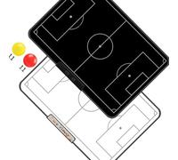 Wsdsgz Planche d'entraînement résistante aux chocs de 40,6 cm pour stratégies de basket-ball, y compris la disposition standard des terrains pour une utilisation en intérieur et en extérieur