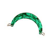 Wsdsgz Poignée de sac à main en résine faite à la main pour la fabrication de sacs à main avec boucles en métal pour femme ergonomique demi-ronde, 05style, One Size