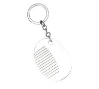 Wsdsgz Porte-clés avec pendentif en forme de peigne de poche, style hip-hop, porte-clés inspiré du coiffeur pour l'entretien quotidien de la coiffure en acétate, b, taille unique