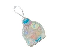 Wsdsgz Porte-clés esthétique pour bouteille de boisson, accessoires de voiture, sac à main, sac à dos, breloques pour femme, Coque bleue.