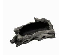 Wsdsgz Pot de fleurs en bois flotté artificiel vintage - Pot de cactus créatif imitation sculpture en résine - Pots de fleurs à grande ouverture