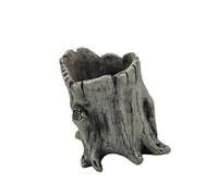 Wsdsgz Pot de fleurs en bois flotté artificiel vintage - Pot de cactus créatif imitation sculpture en résine - Pots de fleurs à grande ouverture