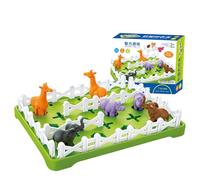 Wsdsgz Puzzle créatif Jeu de société pour enfants Stratégie Penser l'espace Compétence Jouet d'activité pour les familles Jouet de réflexion logique éducatif