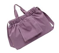 Wsdsgz Sac à bandoulière élégant pour femme, sac à main délicat avec sangle réglable, sac à bandoulière en nylon avec poignée sur le dessus, sac à livres pour étudiant, violet, One Size