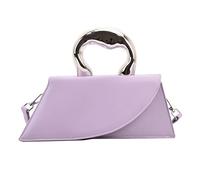 Wsdsgz Sac à bandoulière tendance petit carré avec fermeture éclair unique pour un usage quotidien et l'organisation des articles, sac tendance pour diverses occasions, violet, One Size