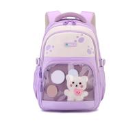 Wsdsgz Sac à dos tendance pour élèves du primaire, design ergonomique, sac d'école spacieux, sac à dos en tissu Oxford avec sangles souples, sac à dos de dessin animé pour filles avec organisateur