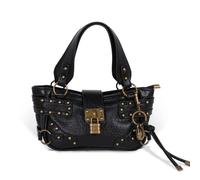 Wsdsgz Sac à main moderne avec sangle réglable et clous accrocheurs en cuir synthétique pour un usage quotidien gothique punk