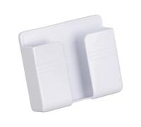 Wsdsgz Support mural pour smartphone avec gestion des câbles dans une petite zone - Support ABS - Installation rapide - Adhésif pour smartphone avec gestion des câbles
