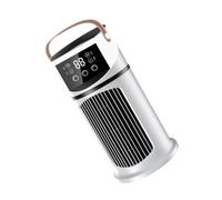 Wsdsgz Ventilateur de refroidissement à air portable à 9 vitesses silencieuses avec minuterie 8 h LED USB pour chambre à coucher, bureau, tour portable d'extérieur pour bureau, chambre à coucher et