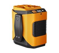 Wsdsgz Ventilateur de taille pour l'extérieur, rechargeable, 6000 mAh, texture ABS, convient pour voyage, camping, pêche, bureau, ventilateur à clip