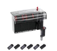 Wsdsgz Wavemaker externe silencieux à suspendre pour aquarium, réglable, eau douce et eau salée, filtre amovible