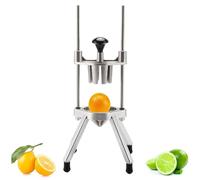 Wsexyy Coupe-Fruits Professionnel, Coupe-Citron Vert, Coupe-légumes Facile À Utiliser, 6 Ou 8 Sections, Lame en Acier Inoxydable, pour Pommes De Terre, Tomates, Oignons 6 Petals
