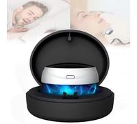 Wsexyy Dispositif Anti-ronflement, Dispositif Portable À Double Impulsion pour Arrêter Le Ronflement, Réglage À 3 Vitesses, Aide À Réduire Le Ronflement, pour Améliorer Le Sommeil Nocturne