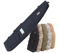 WSFZEG ÉTui à Fusil Tactique Arme Longue, Sac À Fusil Souple Étui pour Fusil De Chasse 70cm/85cm/100cm/120cm avec 4 Poches Velcro Housse De Transport pour Pistolet Et Magazine