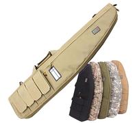 WSFZEG ÉTui à Fusil Tactique Arme Longue, Sac À Fusil Souple Étui pour Fusil De Chasse 70cm/85cm/100cm/120cm avec 4 Poches Velcro Housse De Transport pour Pistolet Et Magazine
