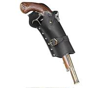WSFZEG Étui De Pistolet Dissimulé Rétro Médiéval, Étui À Pistolet Pirate Silex Porte-Pistolet en Cuir Artificiel Steampunk Renaissance Pirate étui à Silex Western Cowboy Revolver Sac