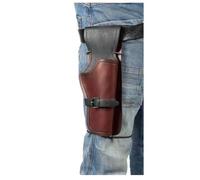 WSFZEG Étui de Pistolet en Cuir PU, Style Médiéval, Vintage, Steampunk, Cowboy, Accessoire de Taille, Unisexe, Ambidextre, Marron