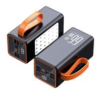 WSGDSG Banque d'alimentation Haute Capacité 80 000 mAh, Chargeur Portable PD66W à Charge Rapide avec 4 Sorties, Batterie Externe avec écran LED pour Téléphones Tablettes(Size:40000mAh,Color:Noir)