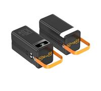 WSGDSG Banque de Puissance 80000mAh pour Le Camping en Plein air Chargeur Portatif de Charge à Grande Vitesse 120W Batterie Externe avec écran LED pour Téléphones Tablettes(Size:Noir,Color:80000Mah)