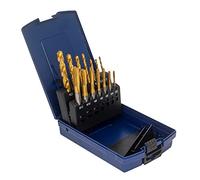 WSH-TOOLS Jeu de 14 tarauds pour machine avec trou traversant M3, M4, M5, M6, M8, M10, M12 HSSE-Co5