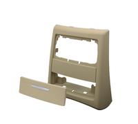 Wshao store Grille de ventilation de climatisation arrière, cadre extérieur, couvercle de cendrier, garniture de remplacement, compatible avec la série 3 E90 E91 2005-2012(Beige Model D)