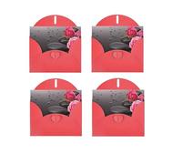 WSHFFILO Carte de vœux avec enveloppe et inscription « Spa Stone and Rose Flowers »