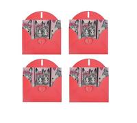 WSHFFILO Carte de vœux imprimée âne et fleur avec enveloppe carte de remerciement