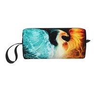 WSHFFILO Fire and Water Phoenix Trousse à crayons et maquillage Motif phénix