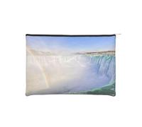 WSHFFILO Niagara Falls Trousse de toilette réutilisable en papier imprimé