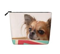 WSHFFILO Papillon in The Box Trousse de toilette de voyage en chanvre avec imprimé faux chanvre, Noir , Taille unique