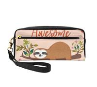 WSHFFILO Petite trousse de maquillage avec imprimé paresseux « You are Awesome »