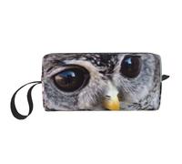 WSHFFILO Petite trousse de maquillage imprimée chouette mignonne