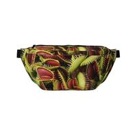 WSHFFILO Sac banane décontracté imprimé plante carnivore