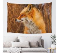WSHFFILO Tapisserie murale décorative à suspendre Motif renard 152,4 x 101,6 cm
