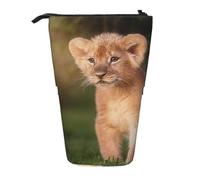 WSHFFILO Trousse télescopique extensible imprimée lion artistique