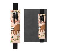 WSHFFILO You are Awesome Trousse à crayons en cuir imprimé paresseux, Noir , Taille unique, Pochette à monnaie