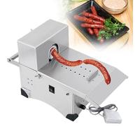 wshqdm Machine Professionnelle à Nouer Les Saucisses en Acier Inoxydable - Lieuse et Ligature Électrique pour Boyaux - Outil Commercial pour Restaurants et Cuisines