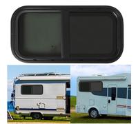 WSIKGHU Fenêtre de caravane - 70 x 40 cm - Avec moustiquaire et coins arrondis - Universel - Pour camion, caravane et camping-car - Bâton UE